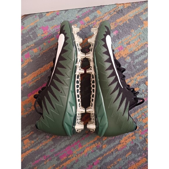 Nike Football Cleats Mens Size 11.5 Green Alpha Menace Pro Low TD - Picture 3 of 6